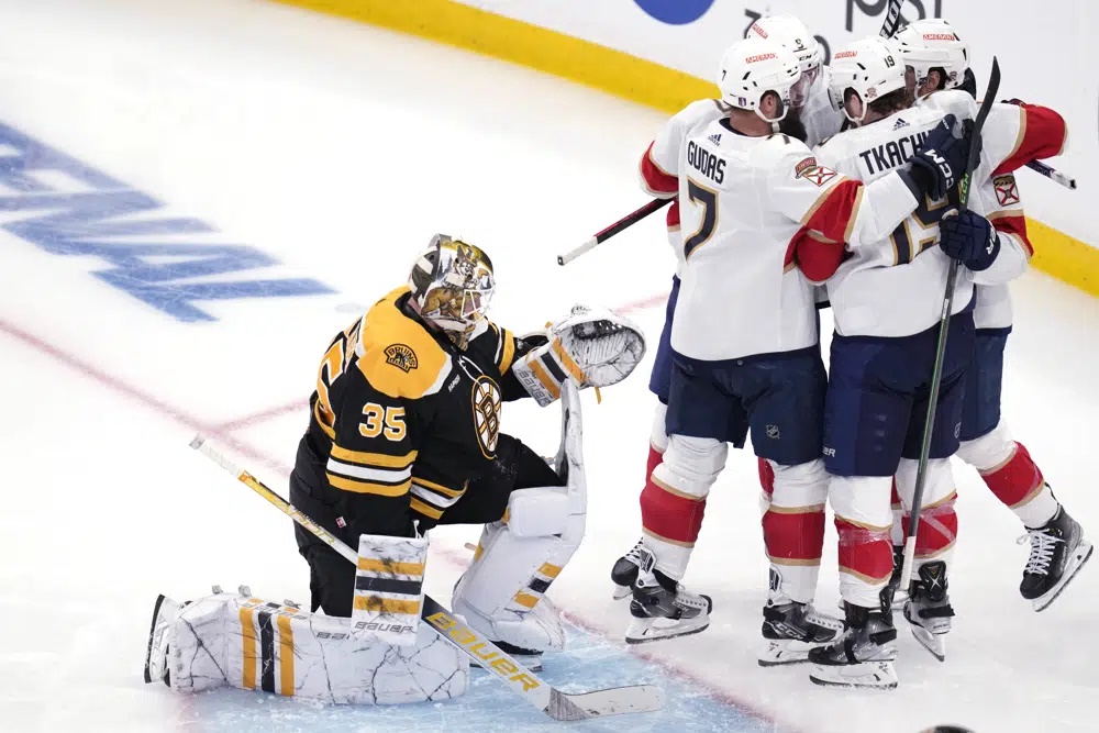 Stunner! Panthers pounce on Bruins 6-3 to even series | News, Sports ...
